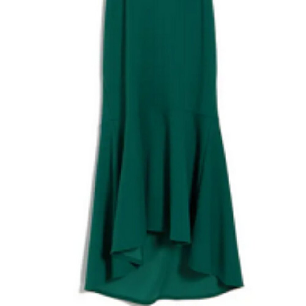 BEBE Open Back Ruffle Midi Dress - Picture 6 of 6